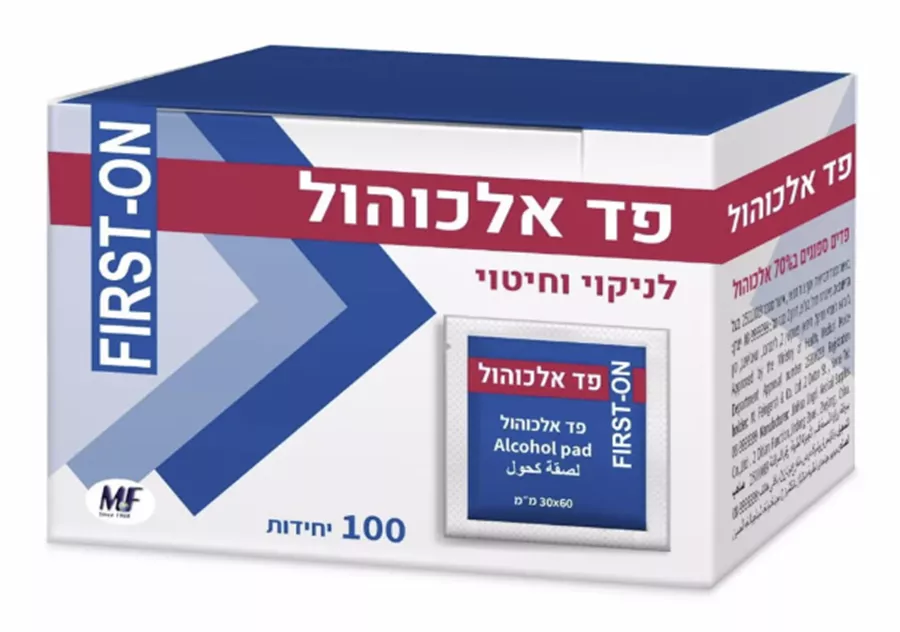 פירסט און פד אלכוהול 100 יחידות First-On