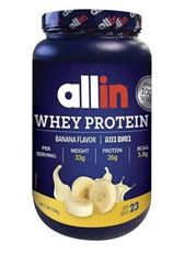 אולאין אבקת חלבון WHEY בטעם בננה 759 גרם allin