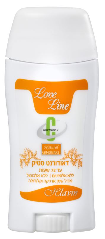 חלאבין דאודורנט סטיק לאב ליין כתום Hlavin