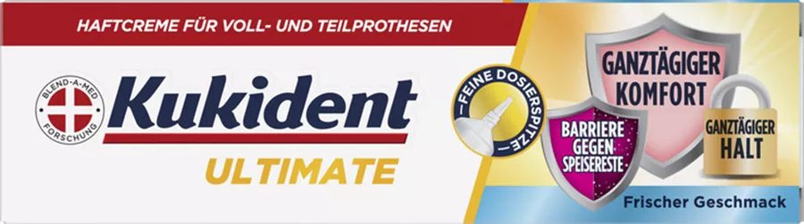 קוקידנט אולטימייט משחת הצמדה לשיניים תותבות Kukident