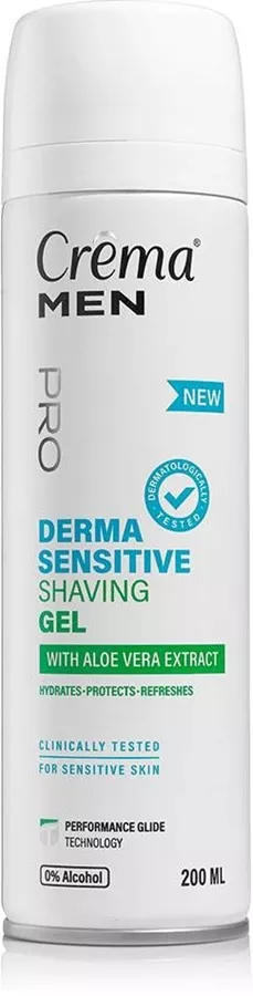 גל גילוח לעור רגיש Pro Derma Sensitive מועשר אלוורה Crema
