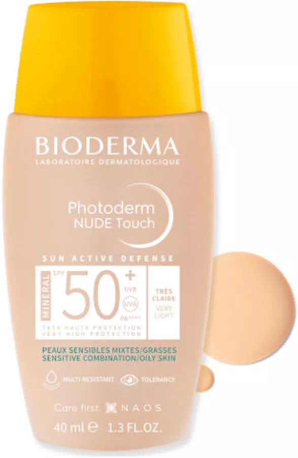 ביודרמה פוטודרם ניוד טאצ' - צבע בהיר מאוד Bioderma +SPF50