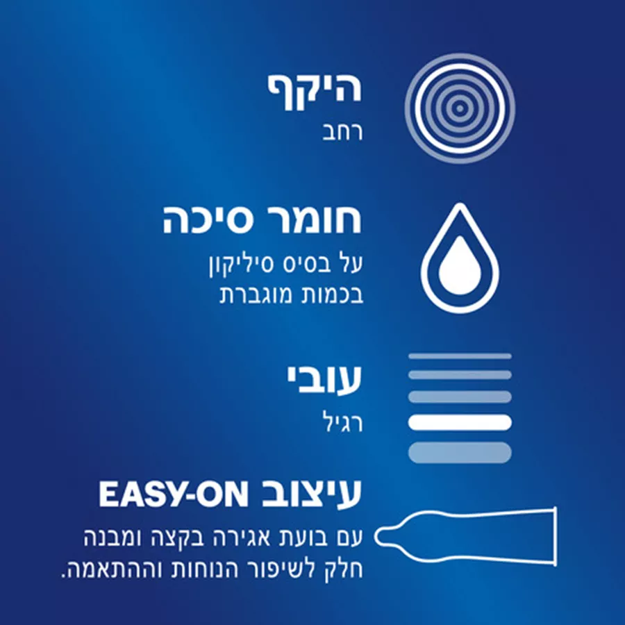 מארז 10 קונדומים דורקס אוריג'ינלס XL במידה רחבה Durex Originals XL