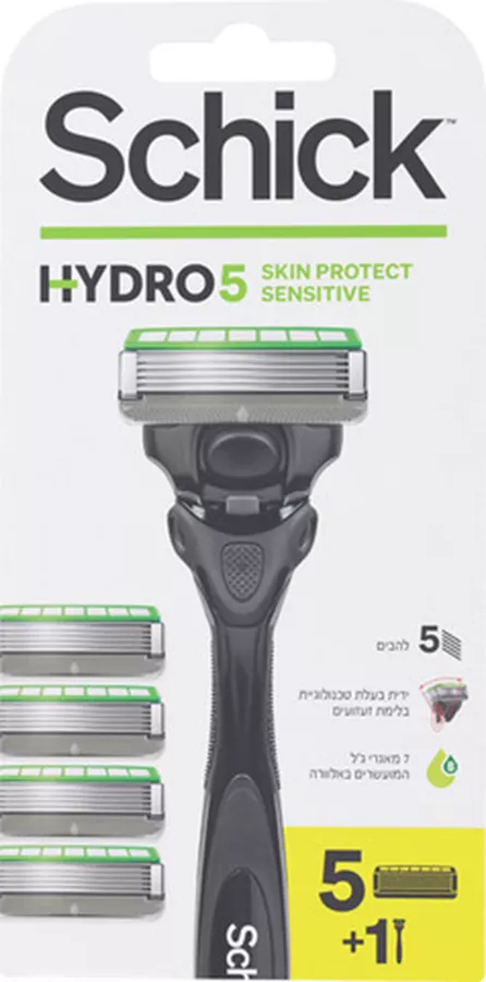 שיק היידרו 5 סנס מכשיר + 5 סכינים Schick