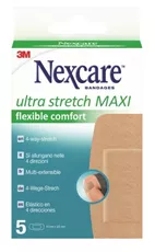 נקסקר פלסטרים גדולים אולטרה נמתחים 5 יחידות Nexcare
