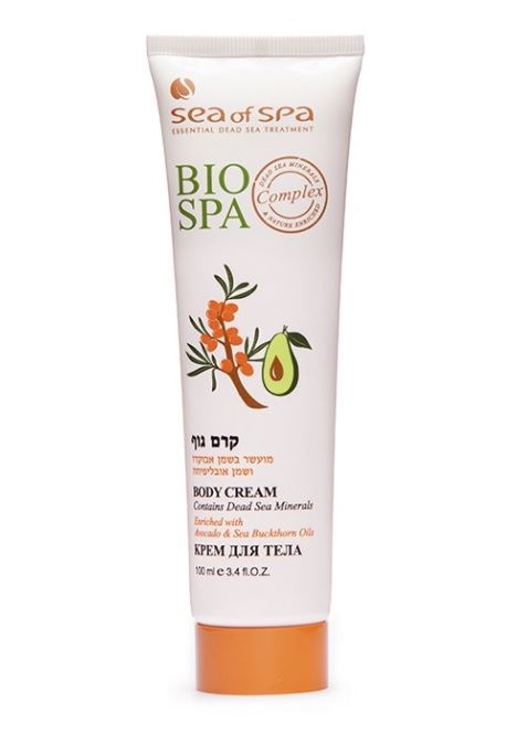 קרם גוף מועשר בשמן אבוקדו ואובליפיחה Sea of Spa