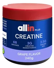 אולאין אבקת קראטין בטעם ענבים 80 מנות Allin