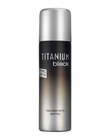 דאודורנט טיטאניום ספריי בלק לגבר Titanium
