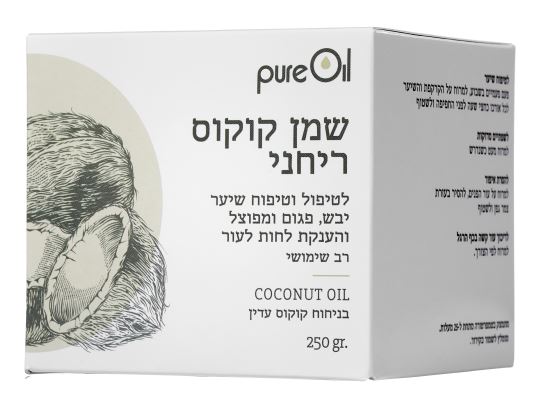 פיור אויל שמן קוקוס ריחני 250 גרם