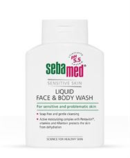 סבה מד תרחיץ נוזלי לעור בפנים ולגוף 50 מ"ל Sebamed