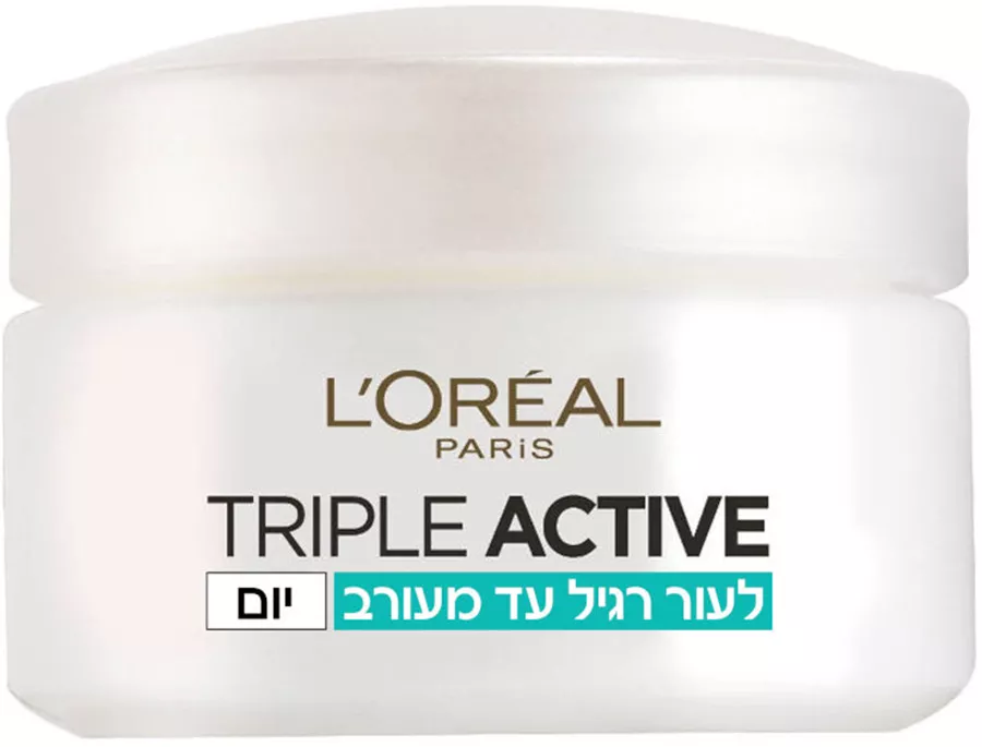 לוריאל קרם לחות ליום פעולה משולשת לעור רגיל ומעורב L'Oreal Triple Active Day Cream