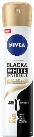 Nivea Black & White Silky Smooth Spray For Woman 150ml