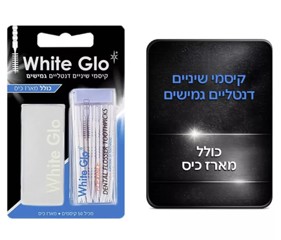 מקלות דנטליים גמישים לניקוי בין השיניים White Glo