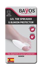 ביוס באיוס אצבעון הגנה מרופד לאצבעות Bayos Protective Gel Toe Cap