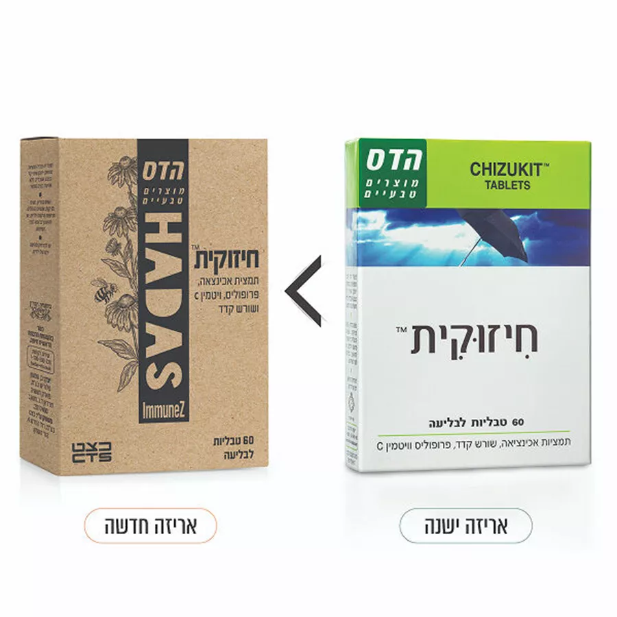 הדס חיזוקית Hadas Chizukit 60 Tablets