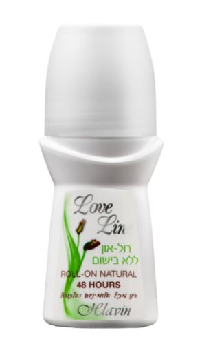 חלאבין דאודורנט רול און לאב ליין ללא בישום Hlavin