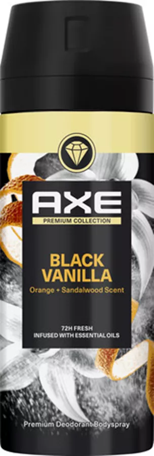אקס פרימיום בודי ספריי בלאק ונילה AXE