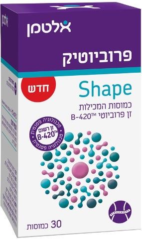 אלטמן פרוביוטיק שייפ 30 כמוסות Altman Shape