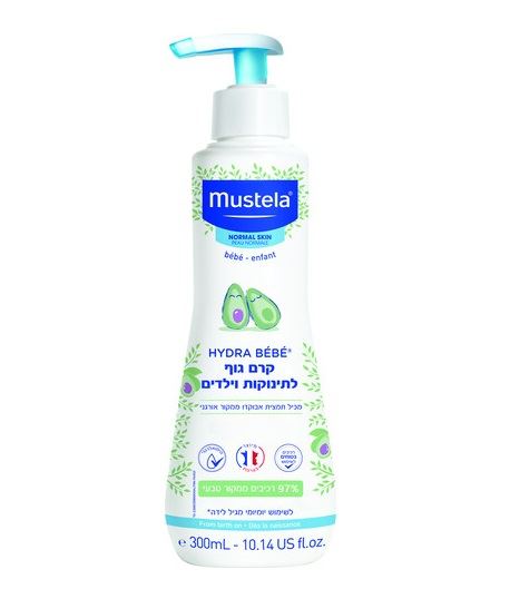 מוסטלה קרם גוף לתינוקות וילדים Mustela