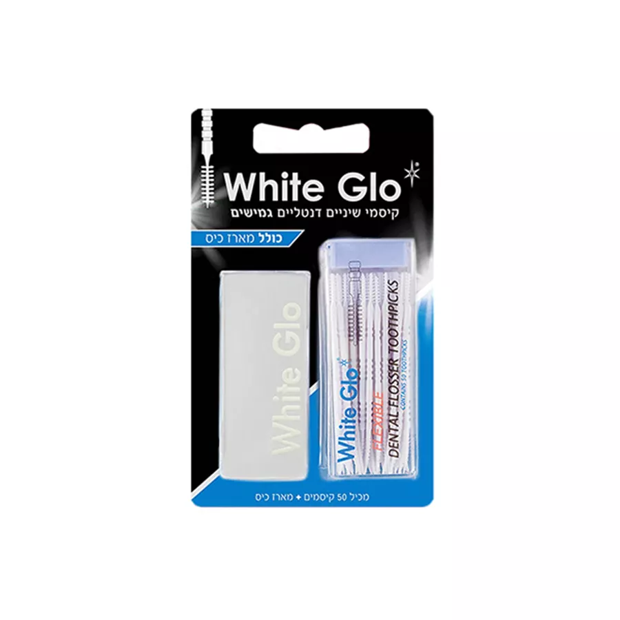 מקלות דנטליים גמישים לניקוי בין השיניים White Glo