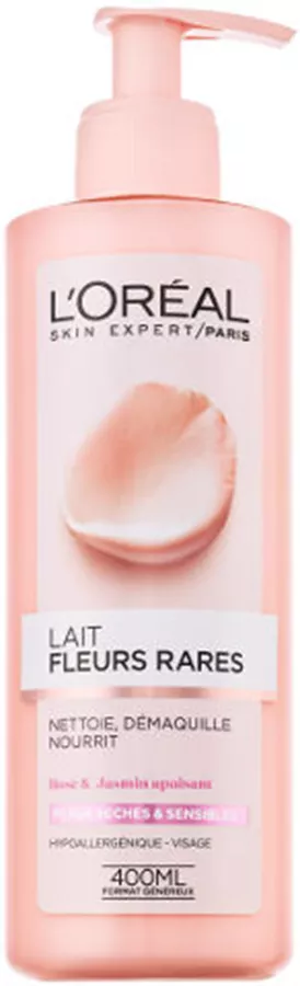 לוריאל חלב פנים לעור רגיש 400 מ