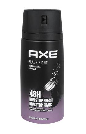אקס דאודורנט ספריי גוף בלאק נייט 48שעות AXE Black Night