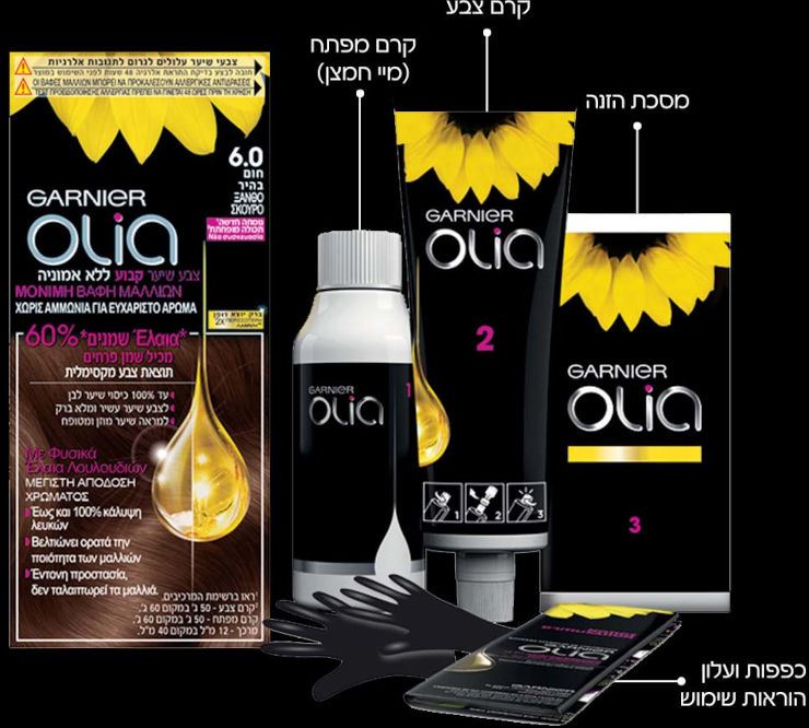 אוליה גרנייה צבע שיר ללא אמונה 9.0 בלונד בהיר Garnier Olia