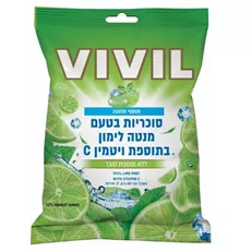 סוכריות ללא סוכר סוכריות בטעם מנטה אקליפטוס Vivil