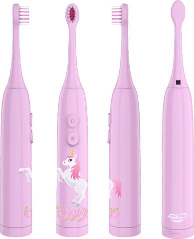 מברשת שיניים חשמלית לילדים לגילאי 3 ומעלה בצבע ורוד Fresh Gums
