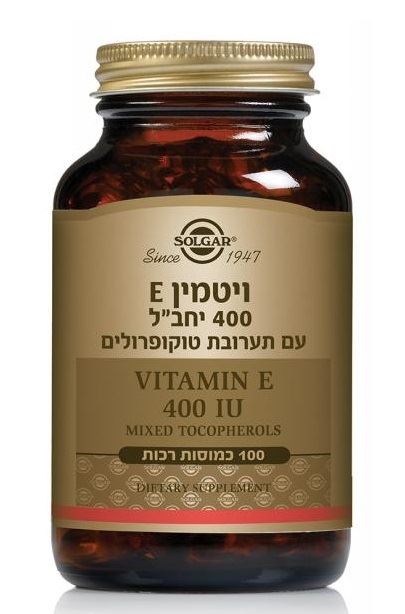 סולגאר כמוסות ויטמין E400 יחב