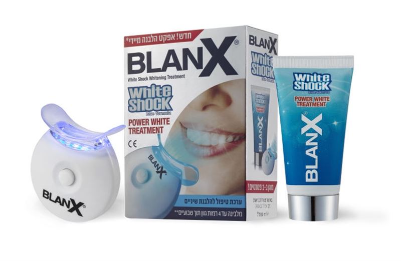  בלנקס וויט שוק ערכת טיפול להלבנת שיניים Blanx White Shock