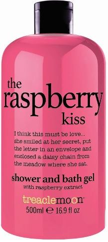 טריקלמון ג'ל רחצה למקלחת ולאמבט בניחוח נשיקה של פטל Treaclemoon