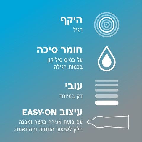 דורקס קונדומים מעוצבים להעצמת הרגישות Durex Invisible 