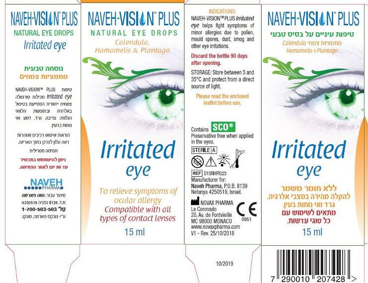 נווה ויז'ון טיפות עיניים על בסיס טבעי Infected Eye