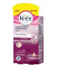 ויט רצועות שעווה מוכנות לפנים 40 יחידות Veet