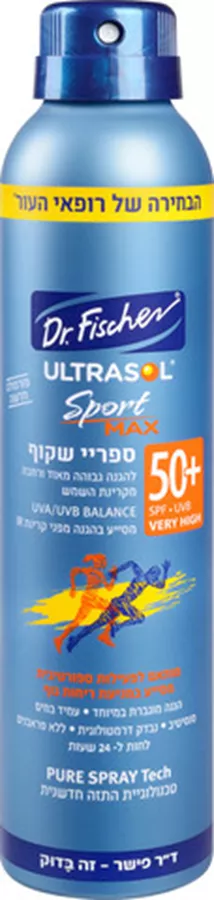אולטרסול ספורט מקס ספריי שקוף 200 מ