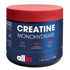 אולאין אבקת קראטין 80 מנות Allin