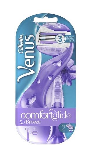 ג'ילט ונוס מכשיר גילוח רב פעמי + 2 סכינים Venus