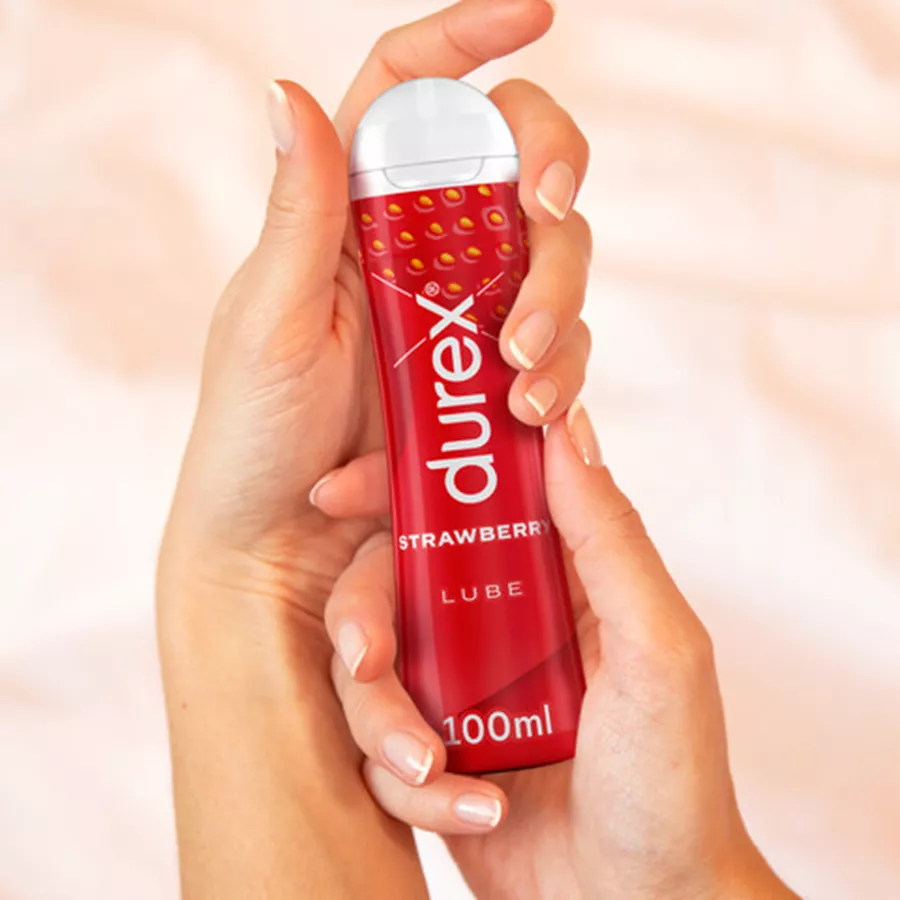 ג'ל סיכוך דורקס Durex Play בטעם וריח תות 100 מ