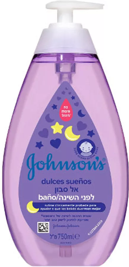 ג'ונסון בייבי אל סבון לפני השינה Johnsons