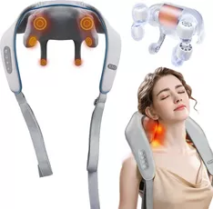 נאבי חגורת עיסוי שיאצו לצוואר ולגב עם חימום NAVI Shiatsu Massage Belt