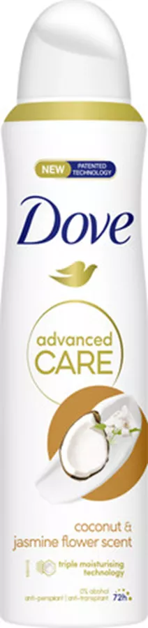 דאב דאודורנט ספריי קוקוס ויסמין Dove
