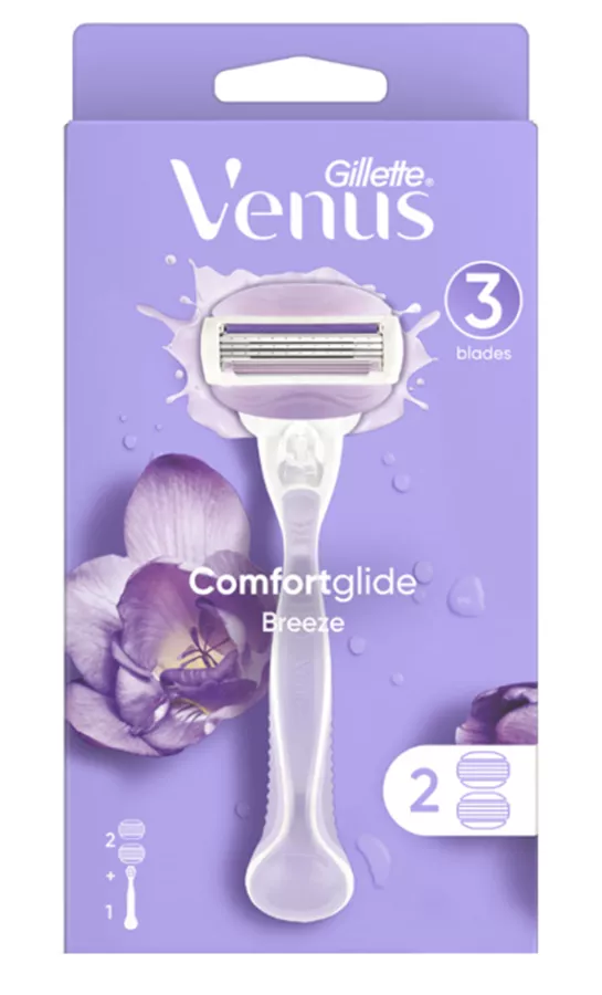 ג'ילט ונוס מכשיר גילוח רב פעמי + 2 סכינים Venus