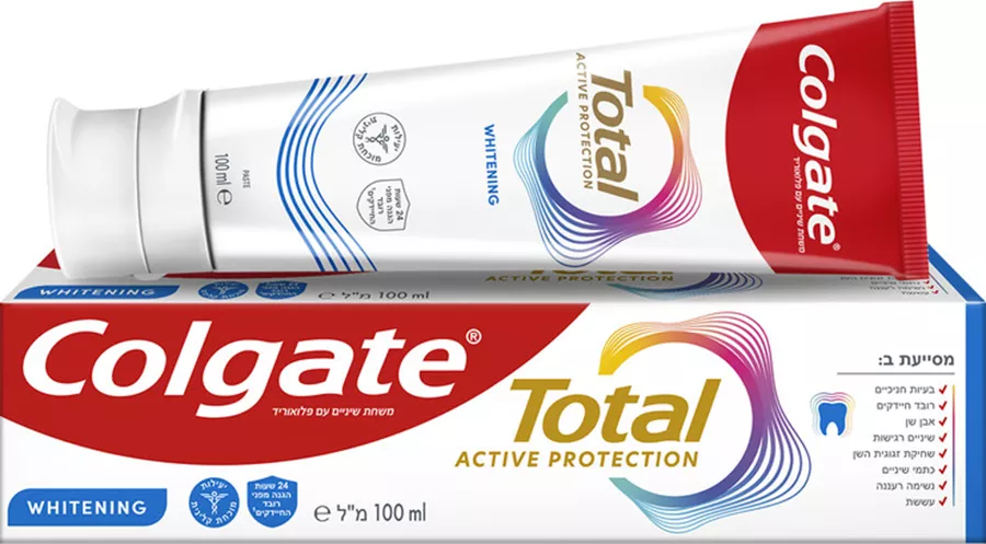 קולגייט משחת שיניים טוטאל לפה בריא יותר Colgate