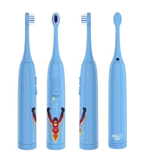 מברשת שיניים חשמלית לילדים לגילאי 3 ומעלה בצבע תכלת  Fresh Gums