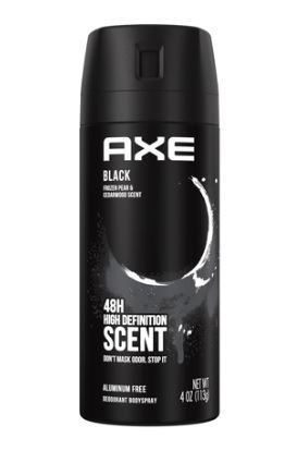 אקס דאודורנט ספריי גוף בלאק 48שעות AXE Black