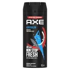 אקס דאודורנט ספריי גוף אדרנאלין 48שעות AXE Adrenalin