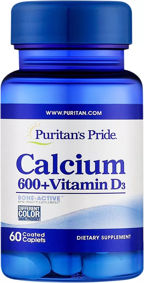 פיוריטנס פרייד תוסף תזונה סידן עם ויטמין D3 Puritan's Pride Calcium with Vitamin D3